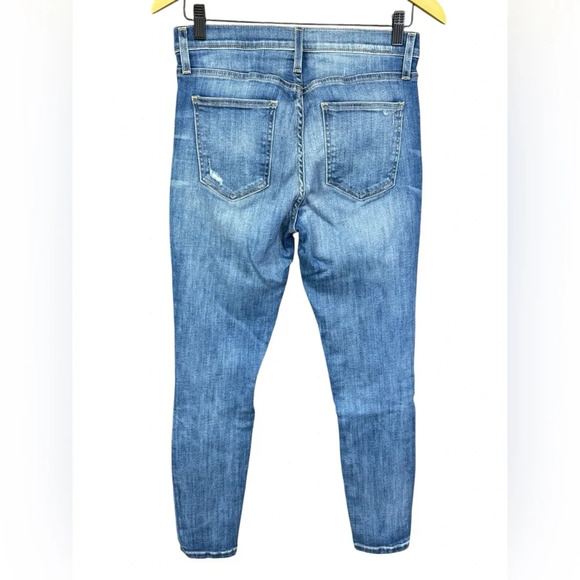 Current/Elliott The High Waist Stiletto in Niagara Destroy Size 28 - Picture 3 of 4